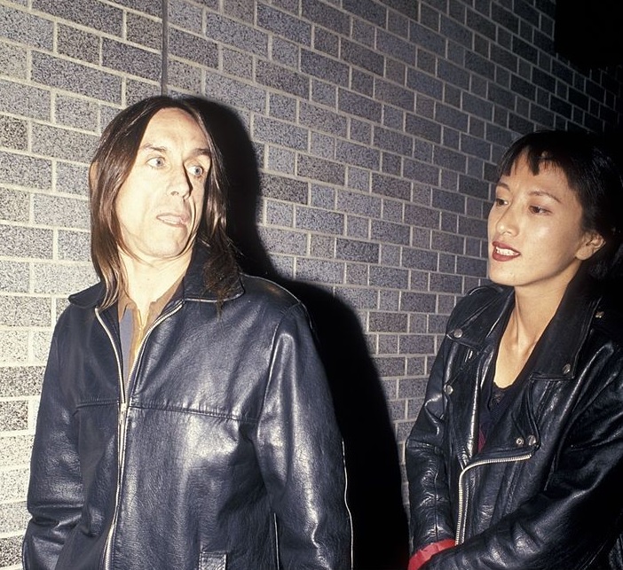 Iggy Pop with his second wife Suchi Asano