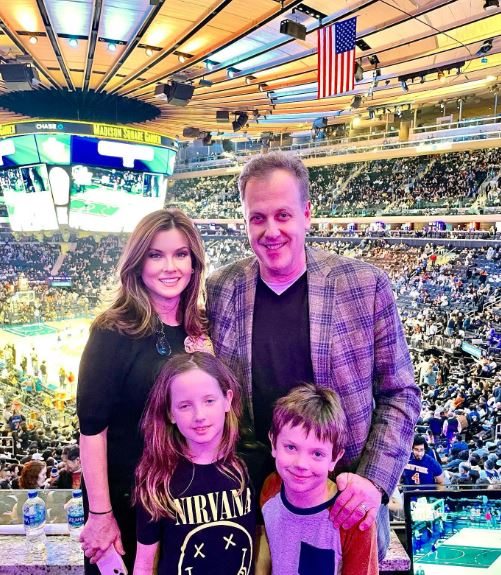 Michael Kay with his wife Jodi Applegate and two kids