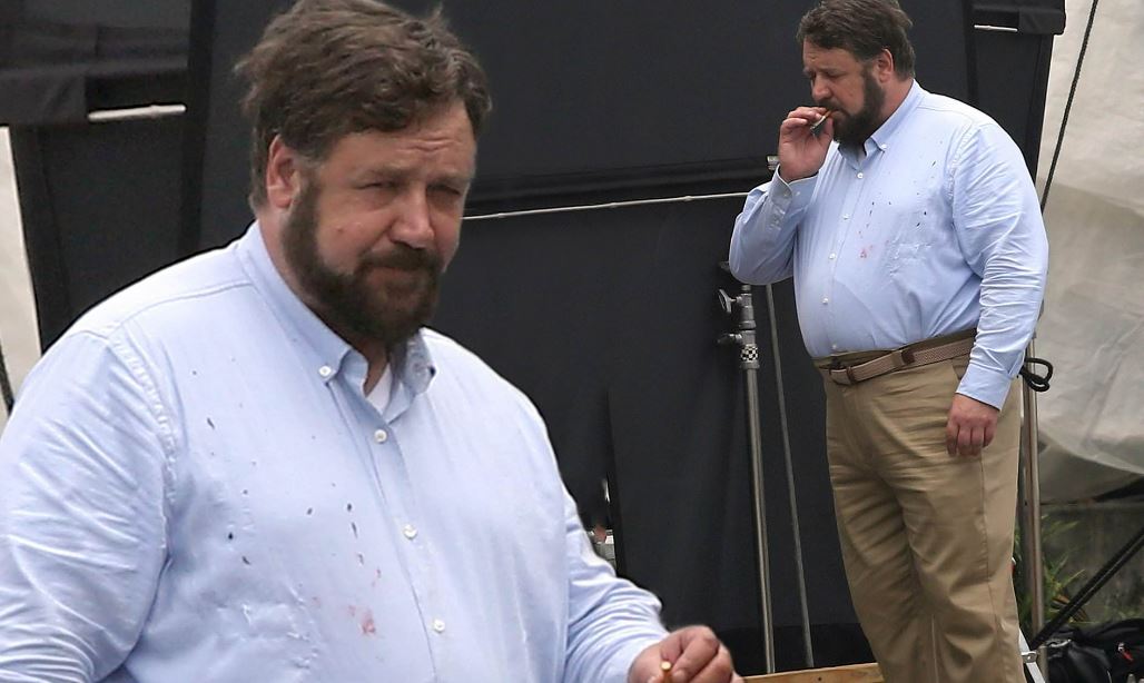 Russell Crowe wears a body suit for role in 'Unhinged'