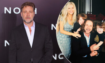Russell Crowe’s Two Sons Bear Perfect Resemblance to Their Father