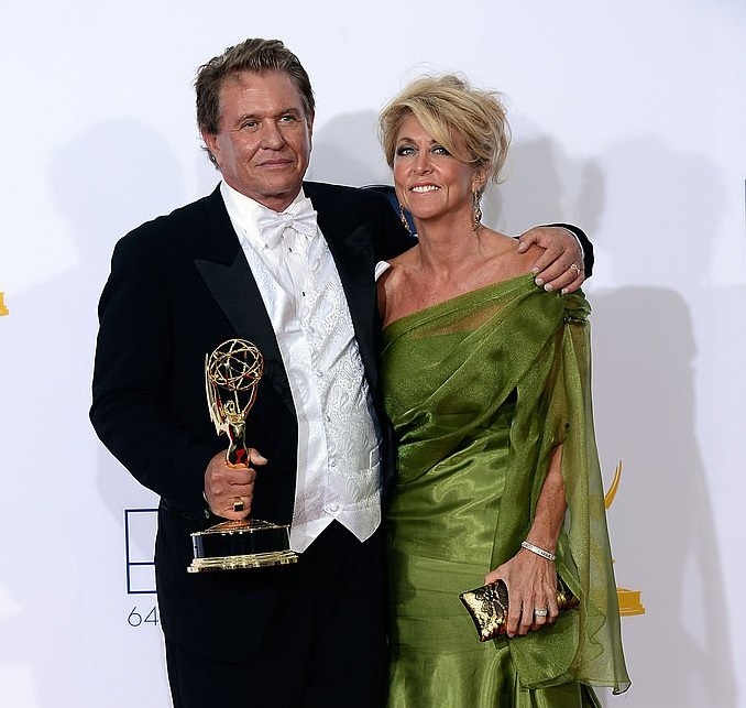 Tom Berenger pictured with his current wife Laura Moretti