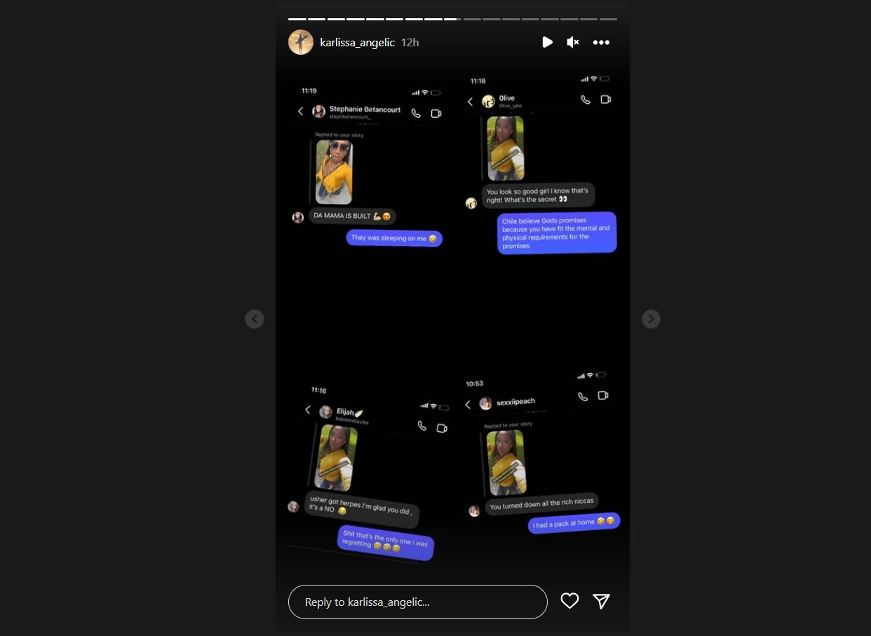 Blueface's mom replies to the comments on her story