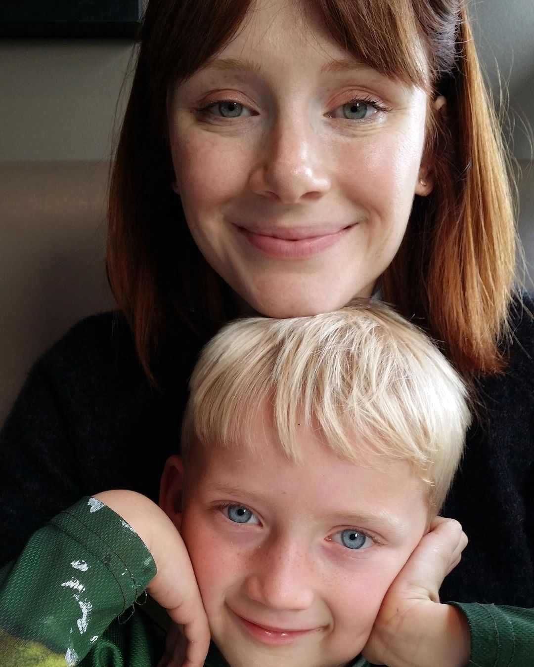Bryce Dallas Howard with her son Theodore Norman Howard Gabel