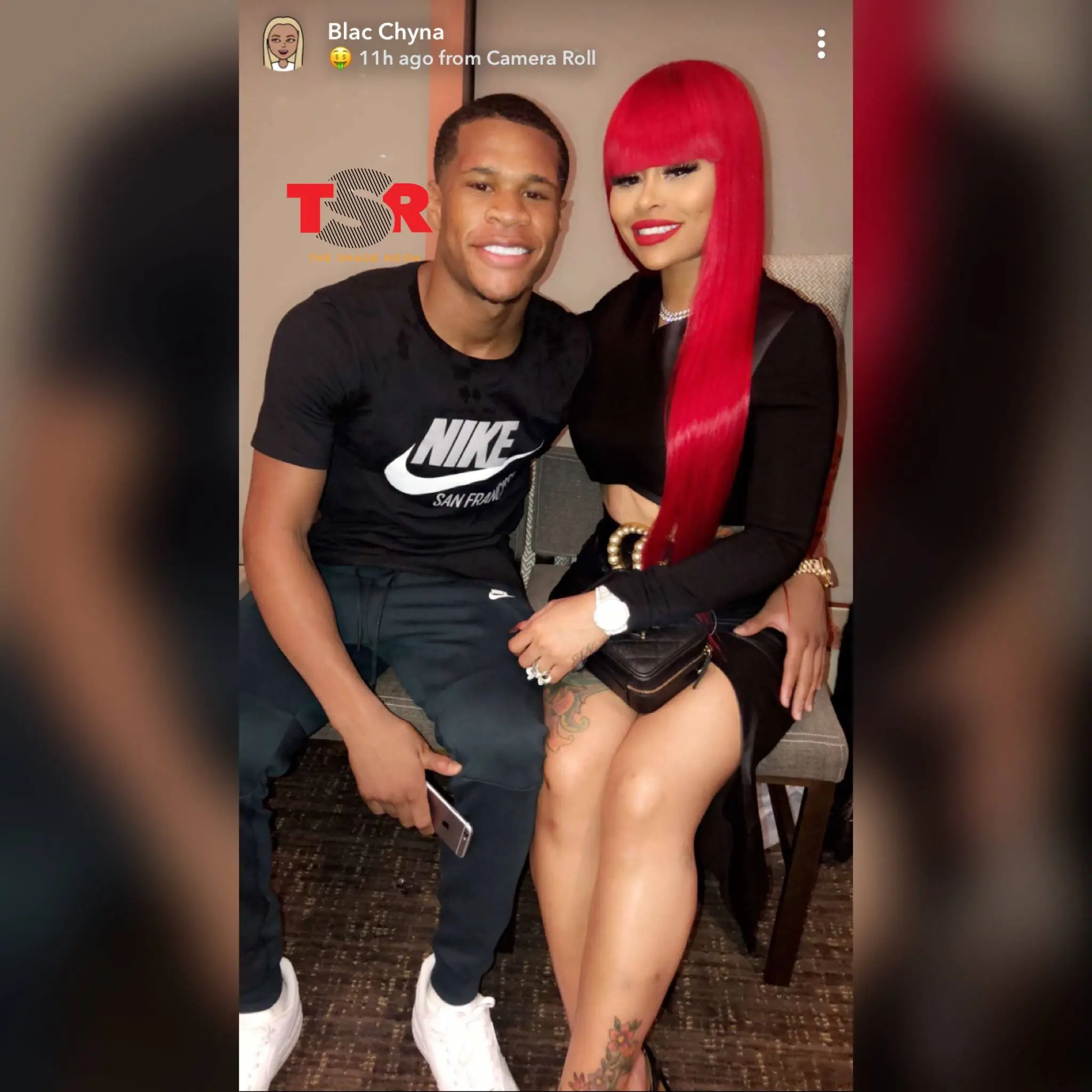 Devin Haney and Blac Chyna were together for a brief period of time