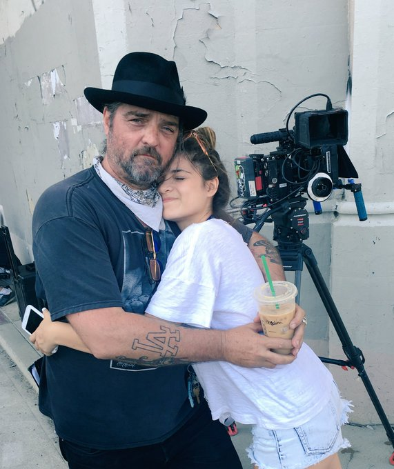 Luna Blaise shared a picture with her dad on Twitter