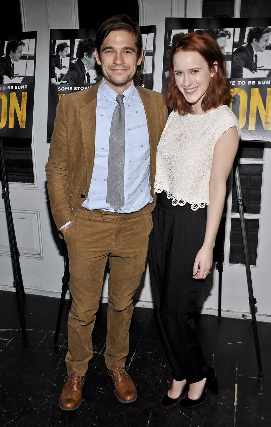 Rachel Brosnahan and Jason Ralph at their first public event together