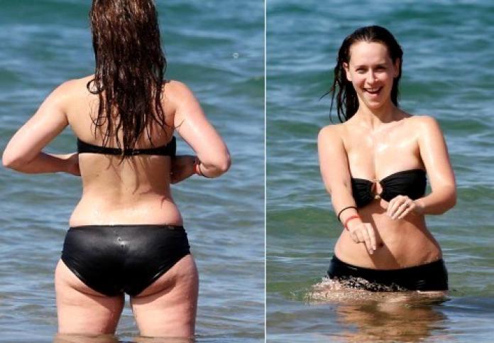 Jennifer Love Hewitt's picture that shows her weight gain