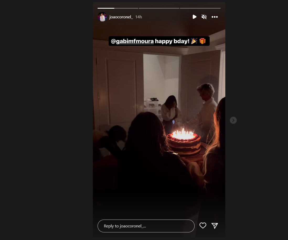 Josh Richards throws a surprise birthday party for Gabriela Moura