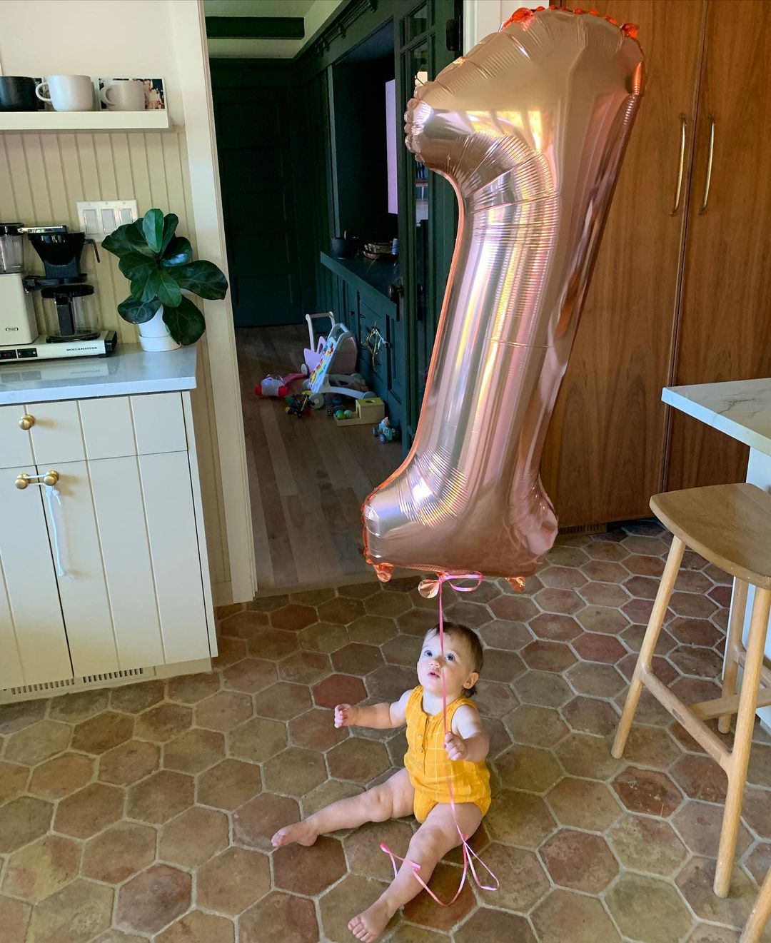 Kristen Hager's daughter turned one years old in July