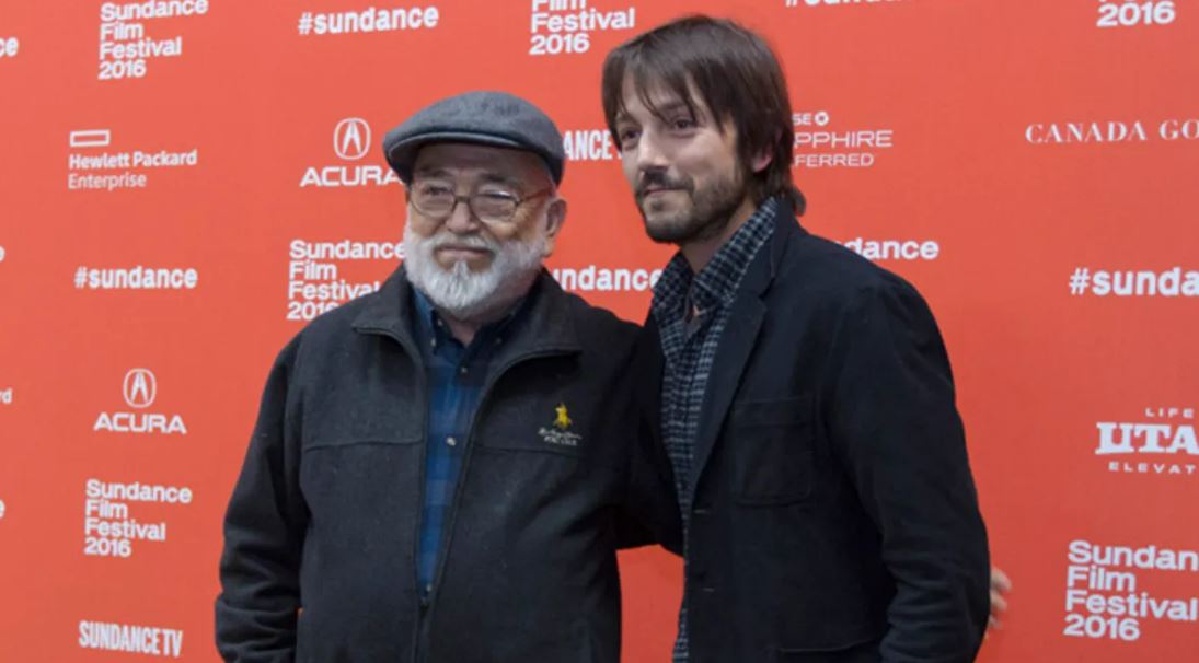 Diego Luna with his father Alejandro Luna at the Sundance Festival