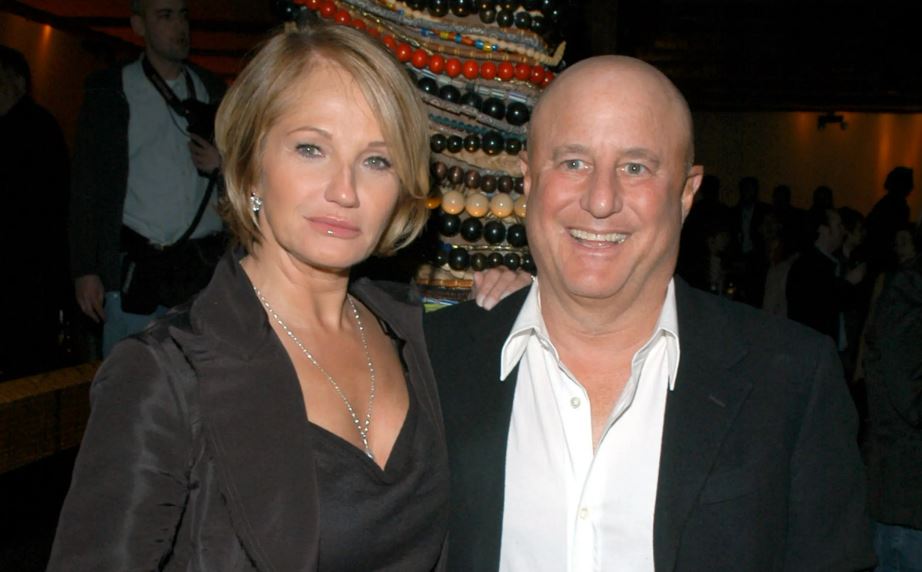 Ellen Barkin with ex-husband Ron Perelman