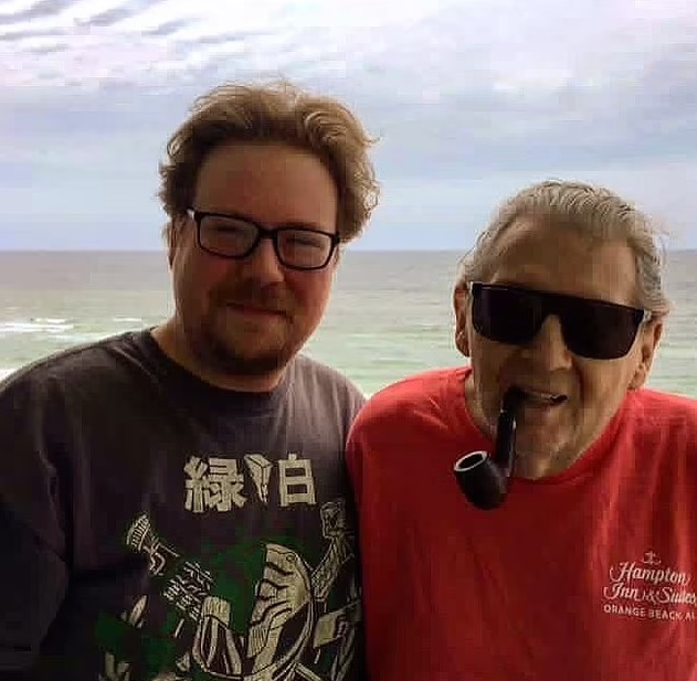 Jerry Lee Lewis (right) with his son Jerry Lee Lewis III.