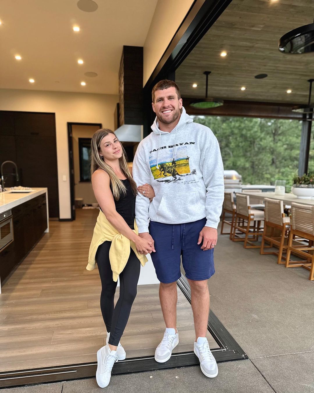 Dani Rhodes shared this picture with her husband on Instagram