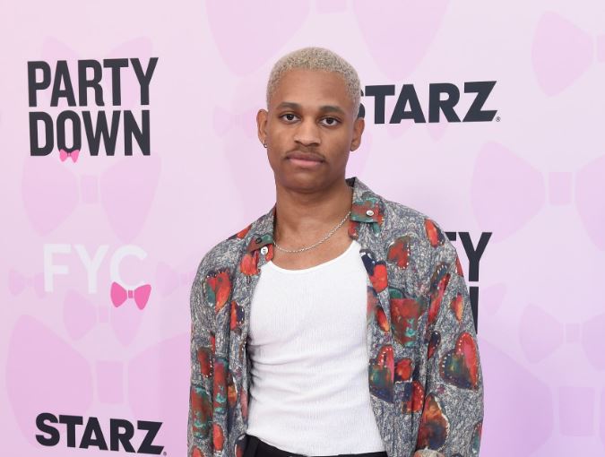 Tyler James Williams' brother Tyrel Jackson Williams at the 'Party Down' event