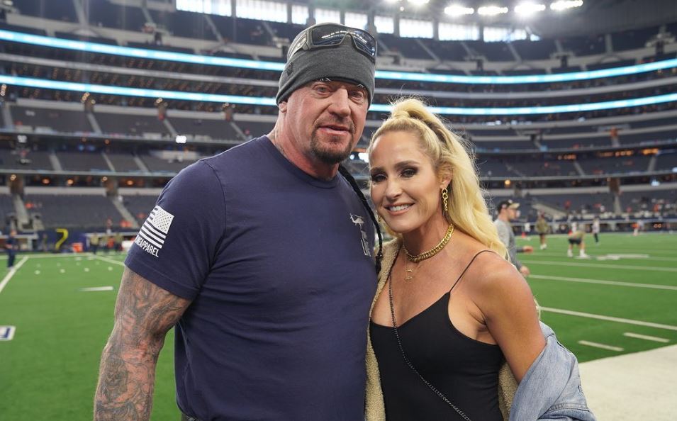 Undertaker with his wife Michelle McCool