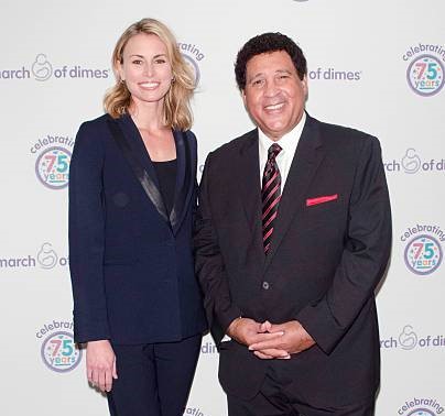Greg Gumbel with his wife Marcy Gumbel.