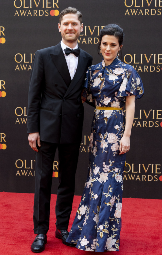 Kyle Soller with wife Phoebe Fox at the 2019 Oliver Awards