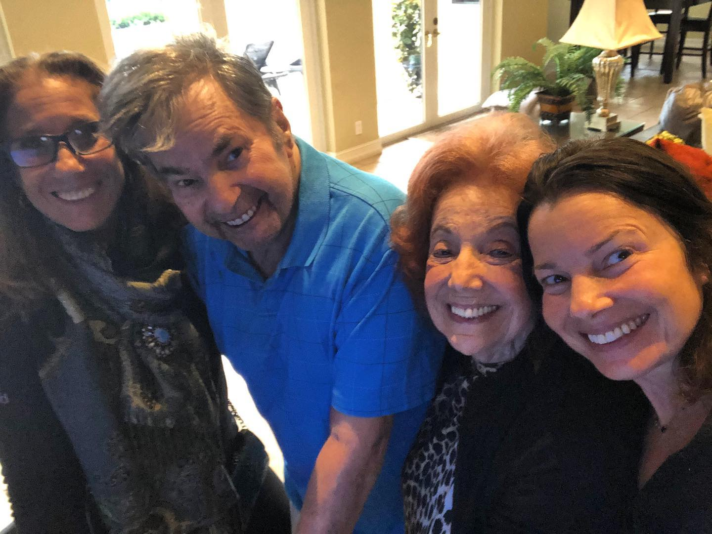 Fran Drescher shared this picture of her family on Facebook in 2020