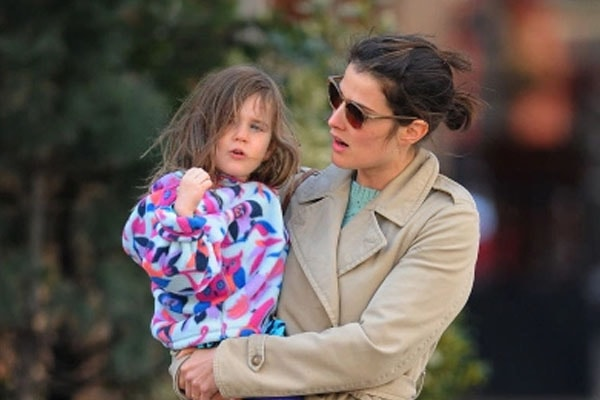 Cobie Smulders with one of her daughters