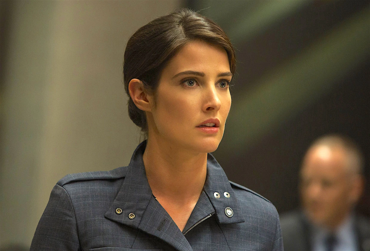 Cobie Smulders appears as Maria Hill across the Marvel Cinematic Universe