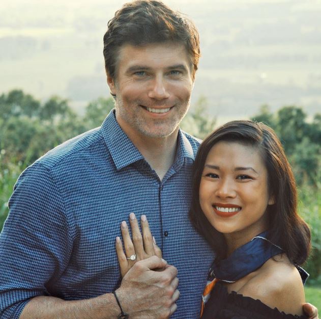 Anson Mount with his wife Darah Trang