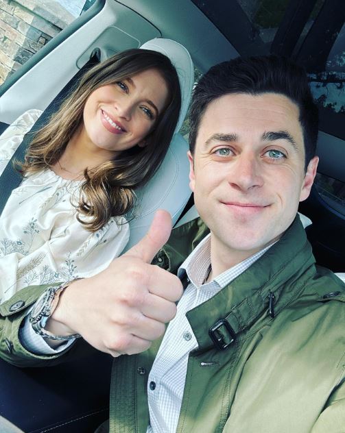 David Henrie and his wife Maria Cahill