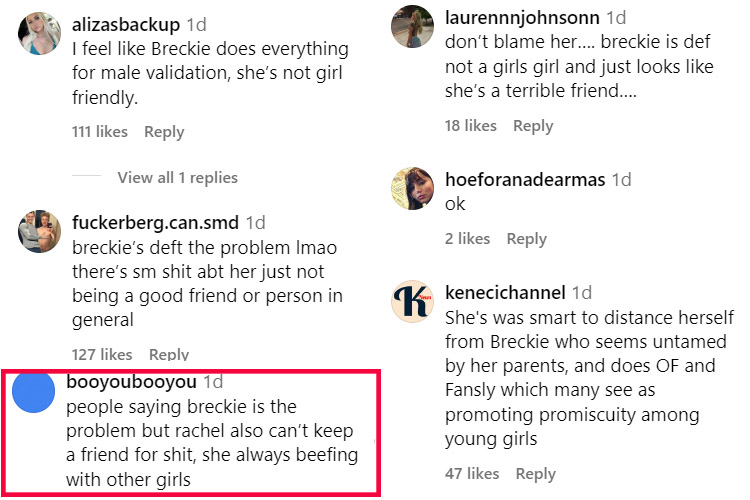 Fans reactions to Rachel Brockman's Snapchat replies 