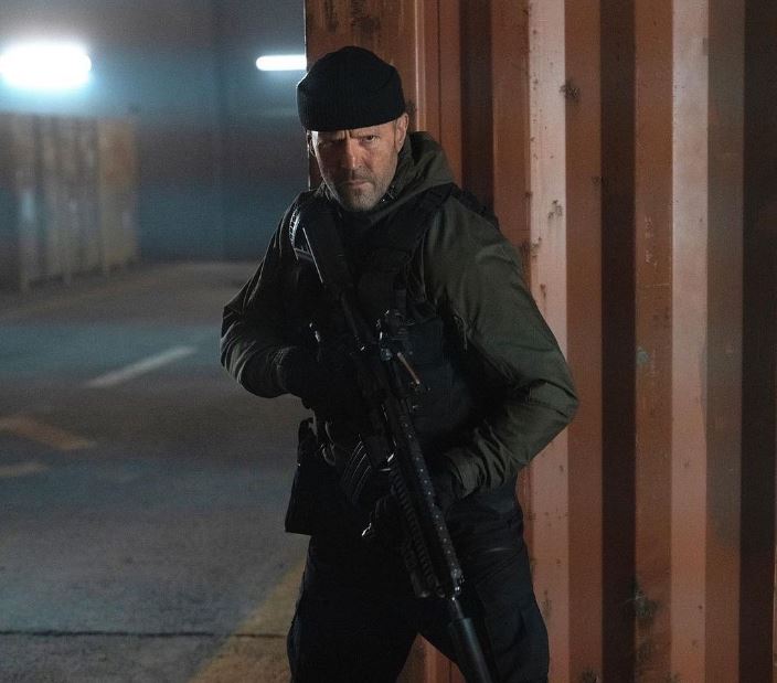 Jason Statham in the movie The Expendables