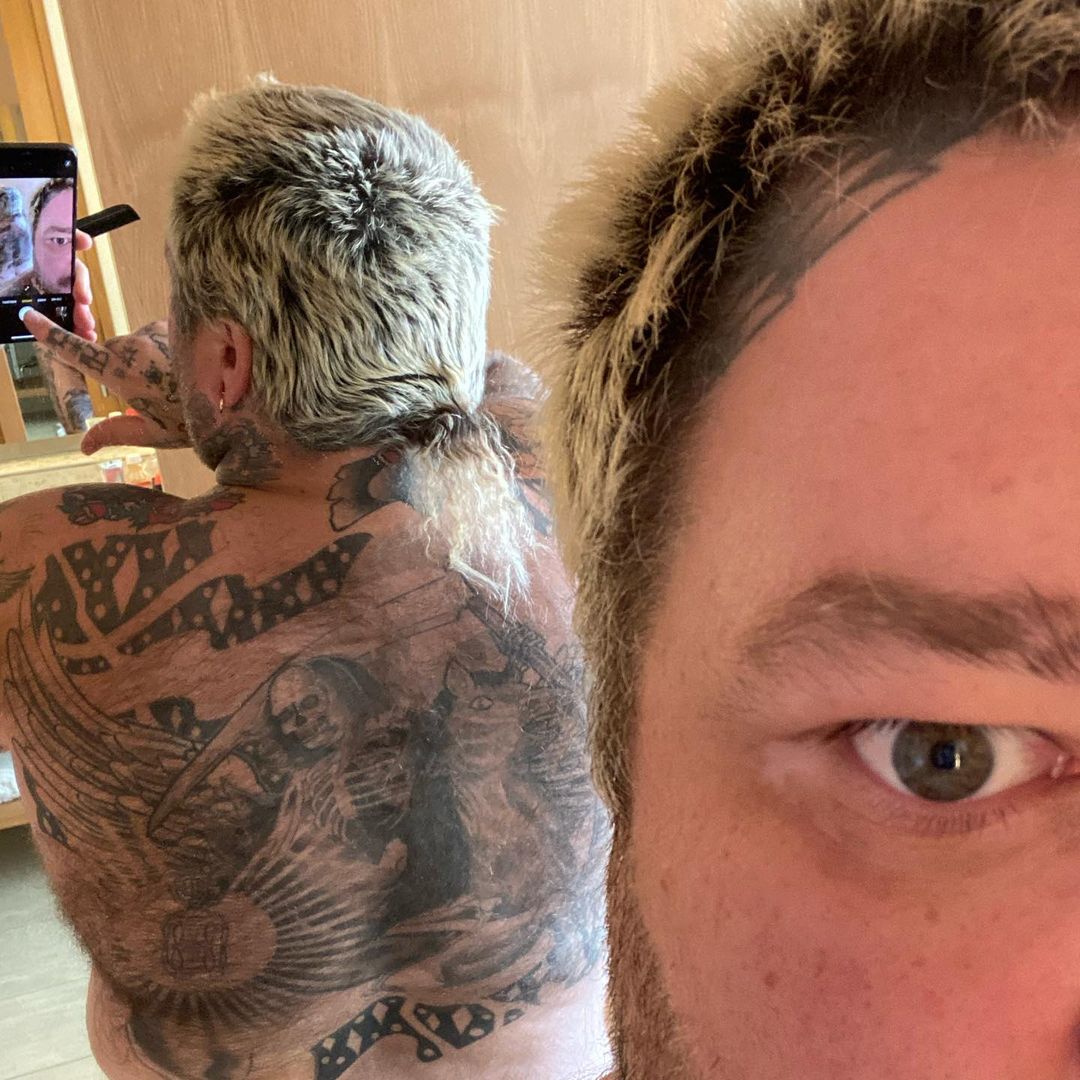 Matty Matheson has a massive tattoo on his back. 