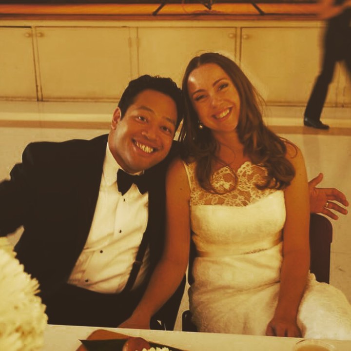 Eugene Cordero and his wife Tricia McAlpin have been married for over a decade.