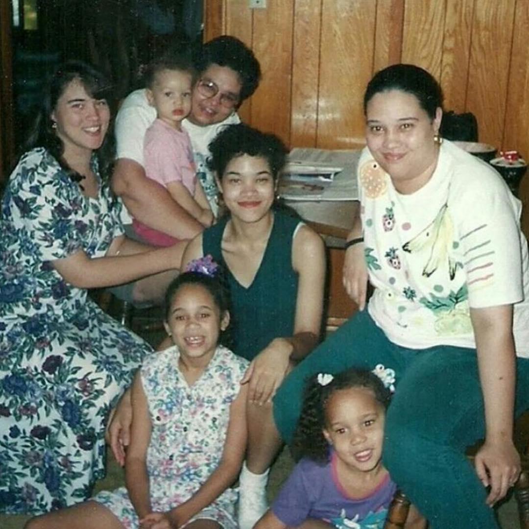 Brittney Griner's throwback photo with her family. 