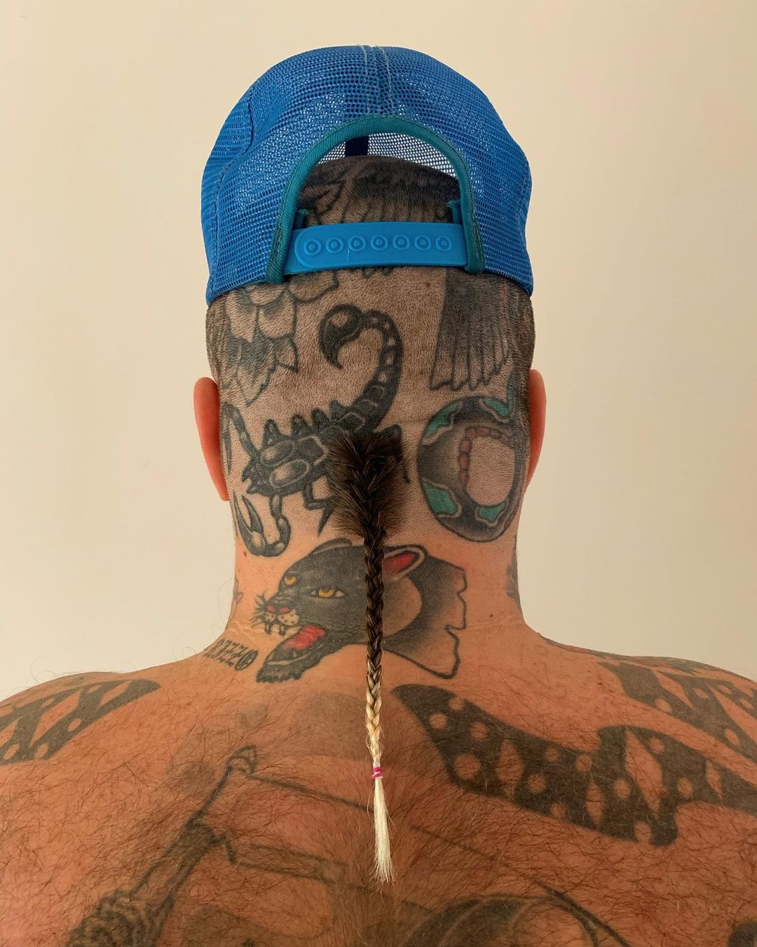 Matty Matheson has tattoos on both the front and back of his neck. 