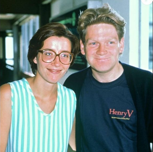 Young Kenneth Branagh with Emma Thompson (Source: Instagram)