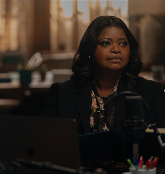 Octavia Spencer's pictures from the show 'Truth be Told' (Source: Instagram) 